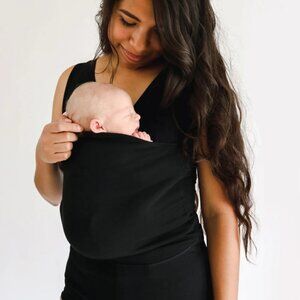 Lalabu Maternity Women's Soothe Babywearing Tank in Camel Sz L